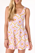 Sloane Dress Pink Tile