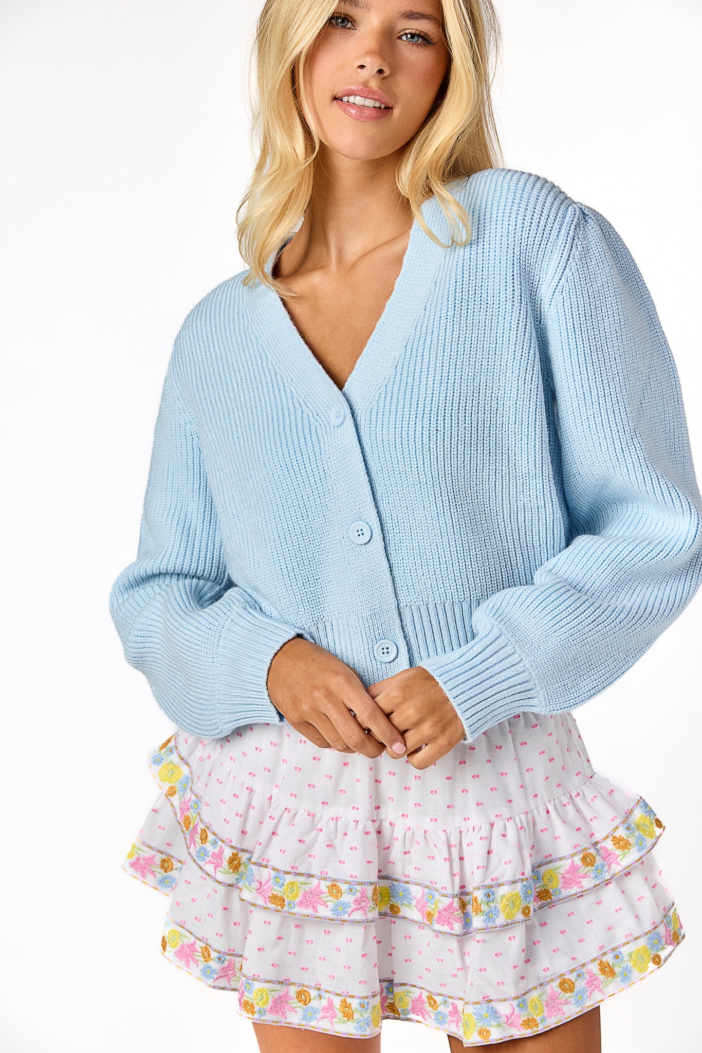Callen Cardigan Light Blue