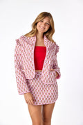 Louise Quilted Jacket Pink