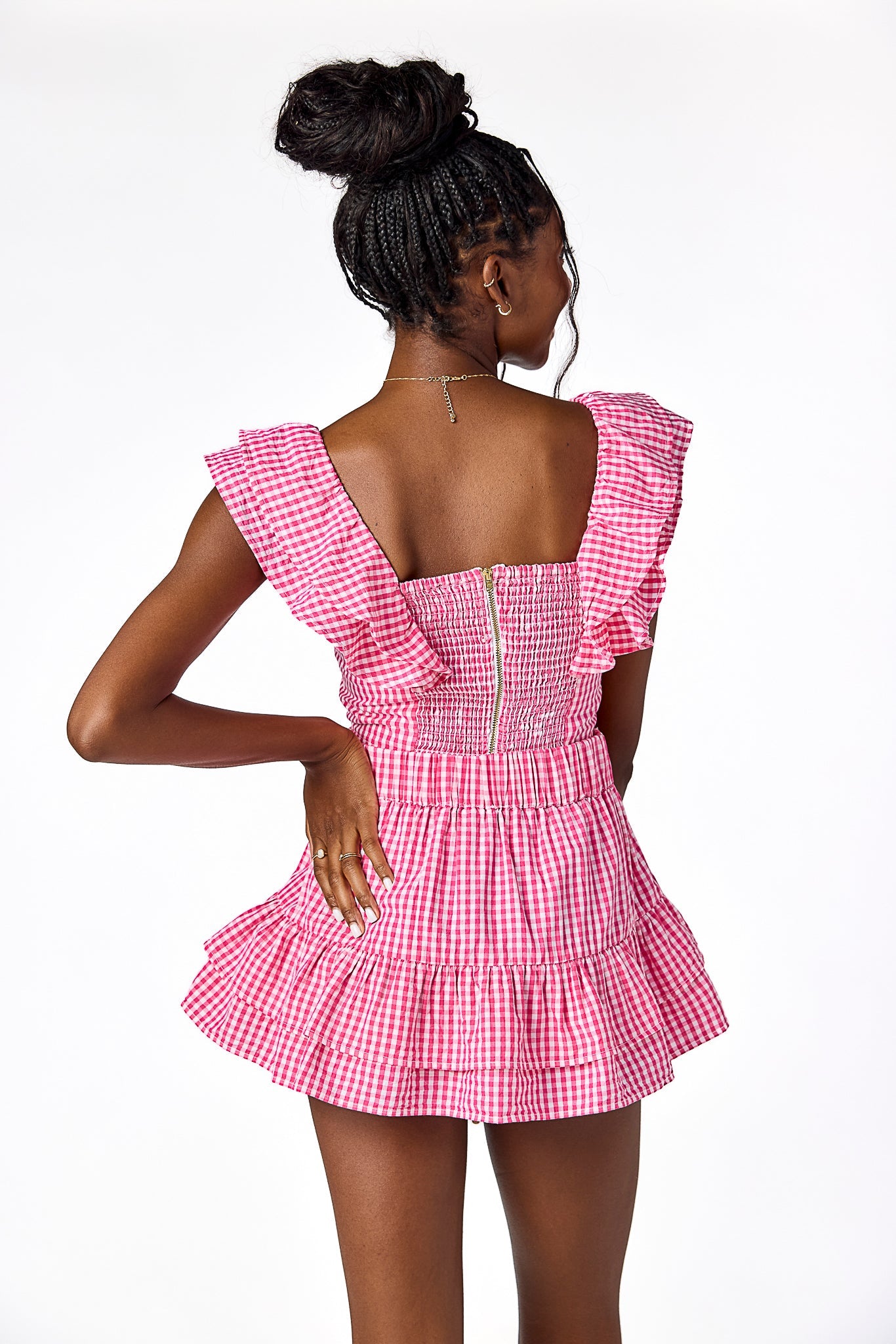 Julia Gingham Skirt
