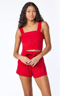 Roxy Top Pomegranate